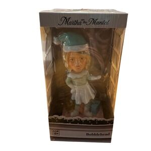 Martha on the Mantel Bobblehead & Ornament A Holiday Tradition set of. 2